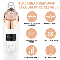 “Blackhead Vacuum Remover – Facial Pore Cleaner”