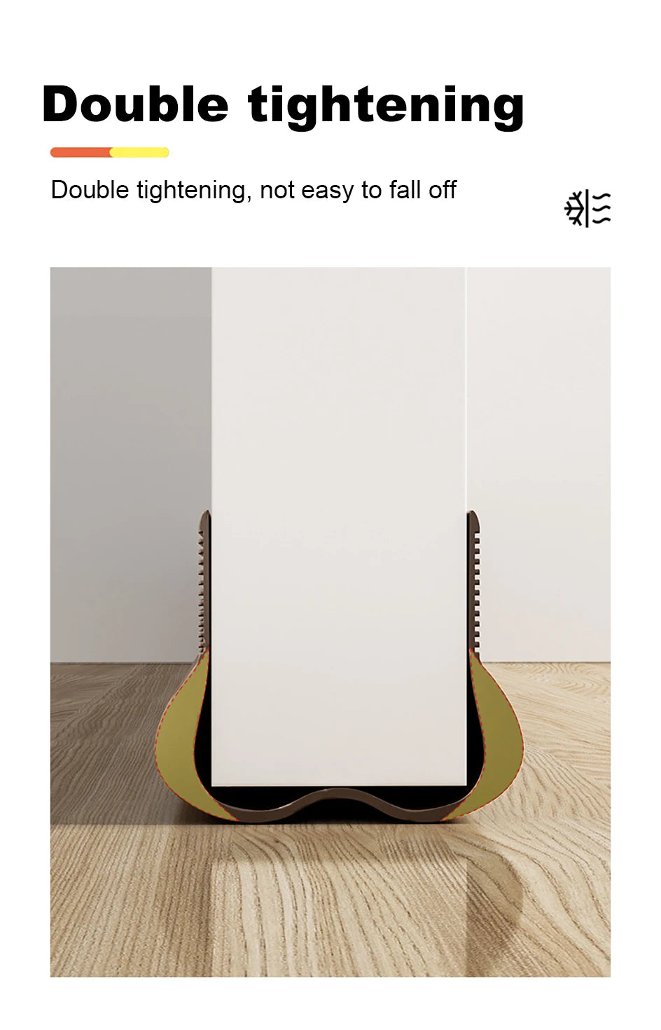 “Flexible Door Draft Stopper – Weatherproof Seal Strip”